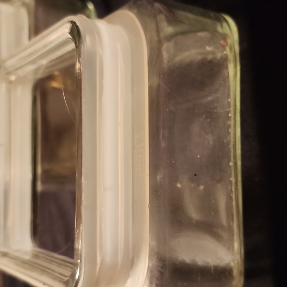 Anchor Hocking Square Glass Canisters, Stackable, 4" Airtight (Set of 2) - Picture 4 of 6